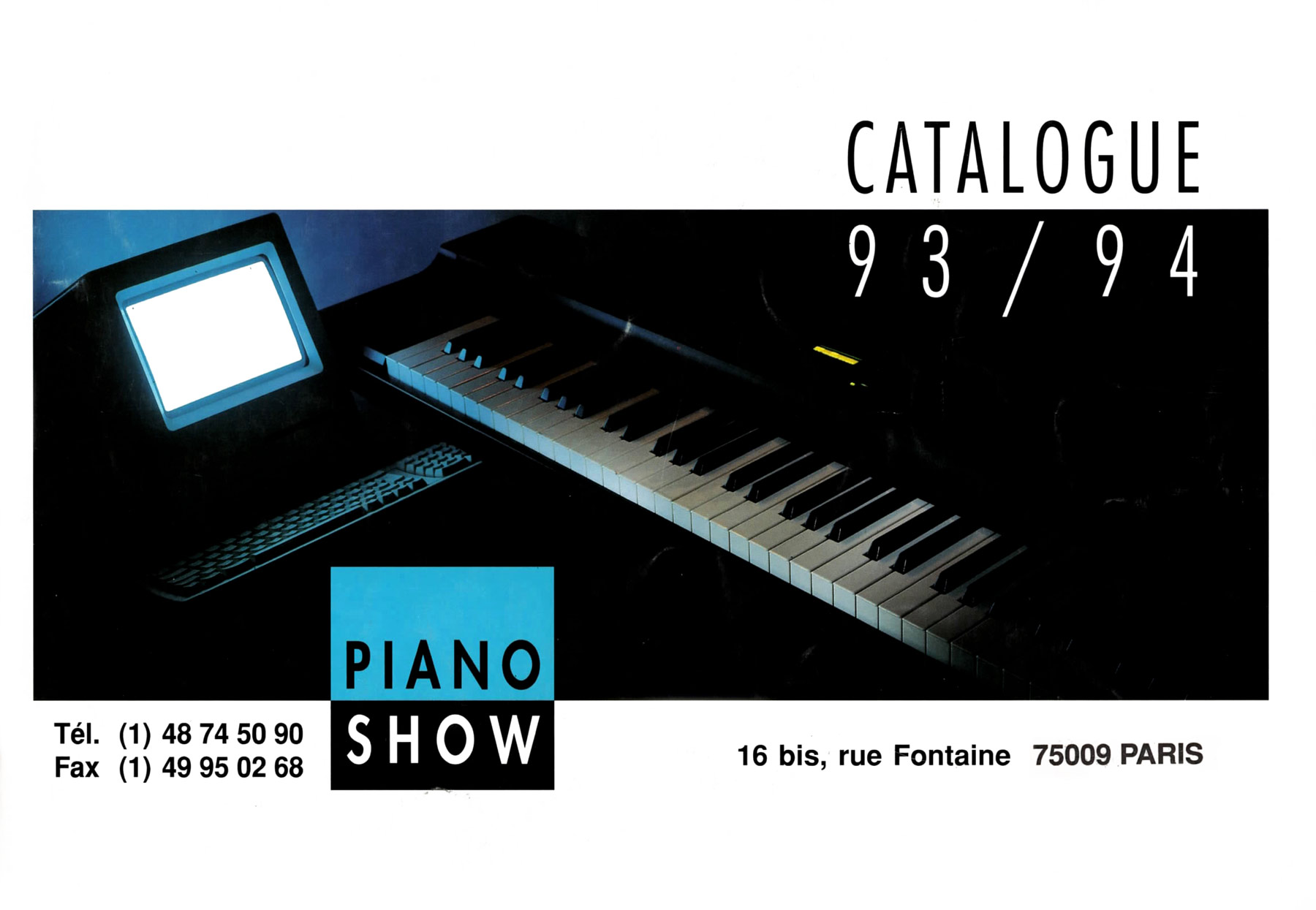Catalogue Piano Show 1993 - 1994