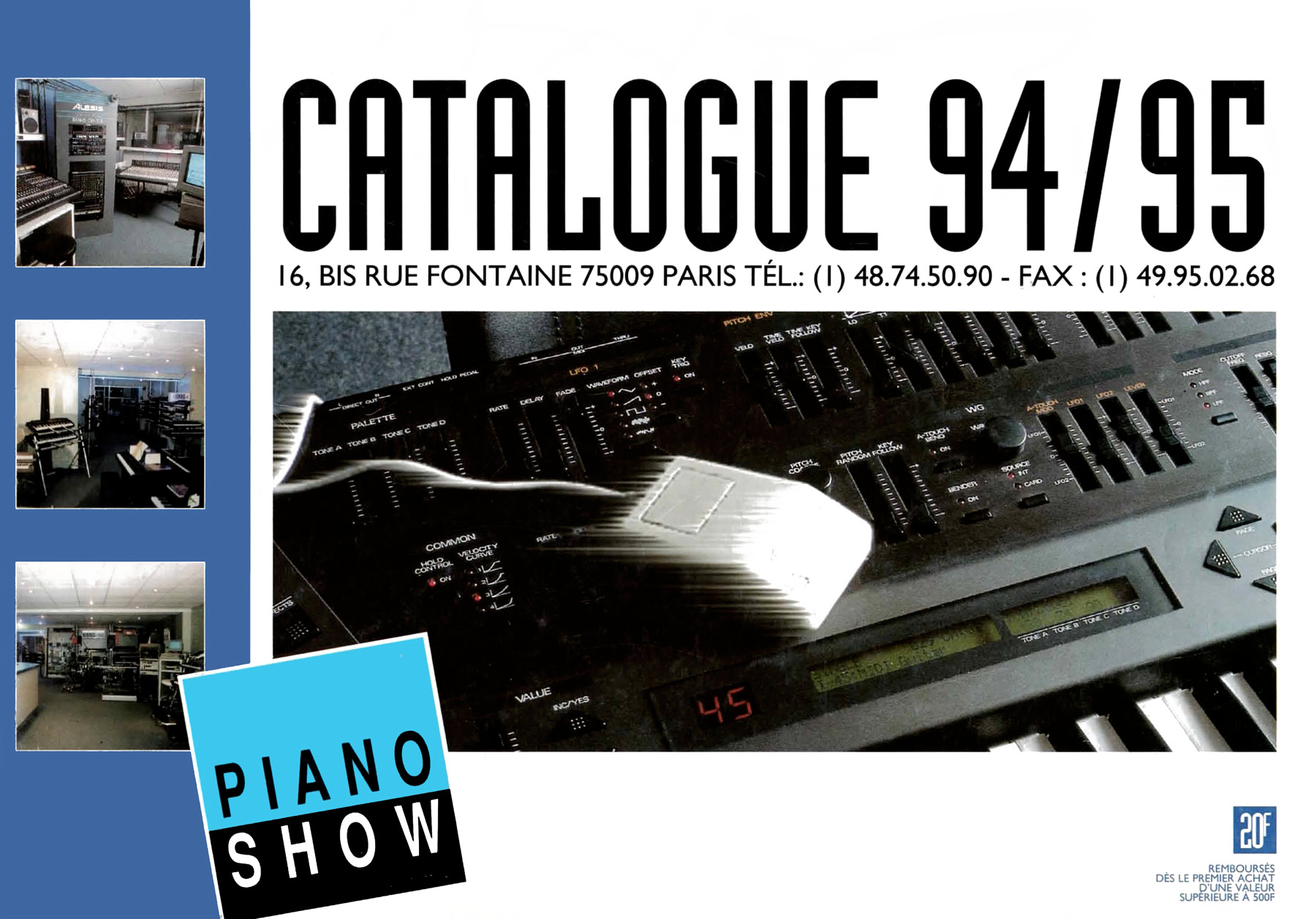 Catalogue Piano Show 1994 - 1995