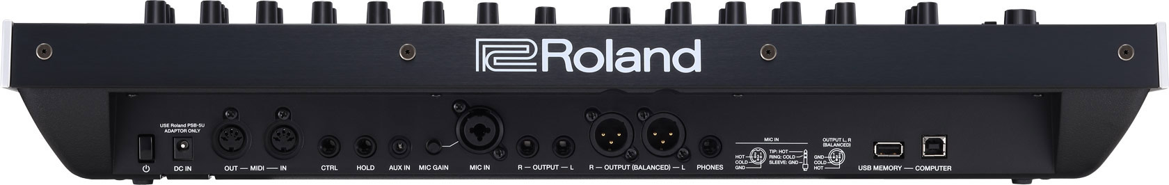 roland jupiter xm rear